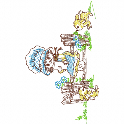 Girls Embroidery Design 5